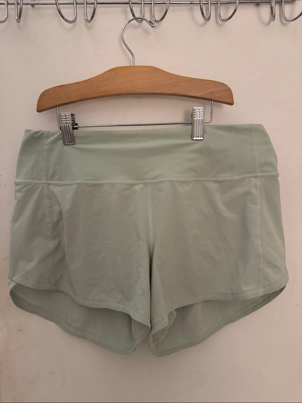 lululemon athletica Mint Green Athletic Shorts